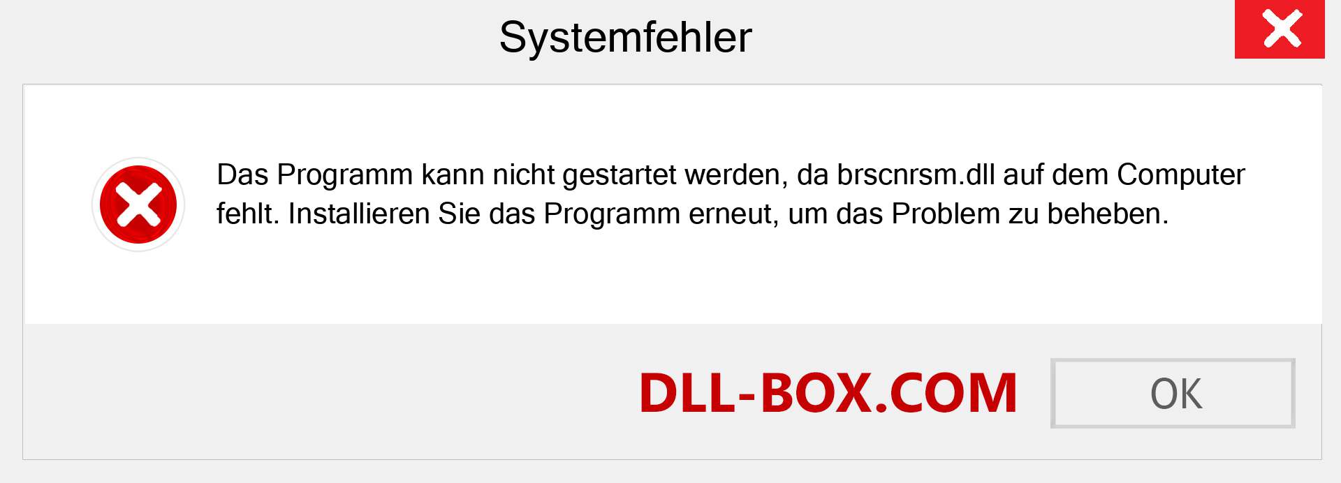 brscnrsm.dll-Datei fehlt?. Download für Windows 7, 8, 10 - Fix brscnrsm dll Missing Error unter Windows, Fotos, Bildern